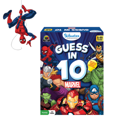 Guess in 10: Marvel  Trivia card game – MONSTER KIDS